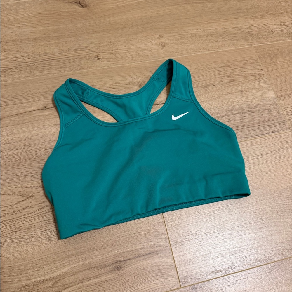 Nike Women's Teal Sports Bra - non-padded (M fits like S)